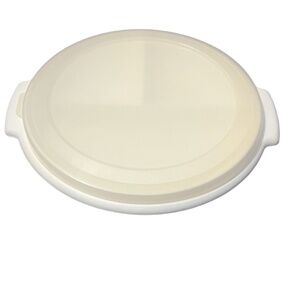 Set of 2‎ VINTAGE  Supper-seal Tupperware With 3 compartments & 3 slots With Lid